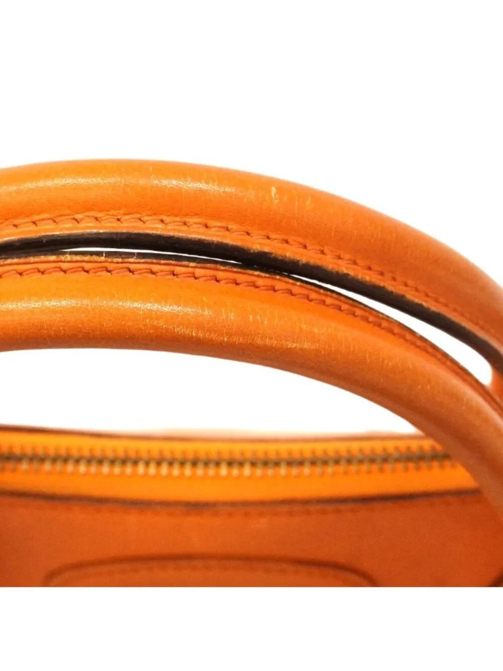 Hermes Handbag Bolide 35 Voga River Orange Gold